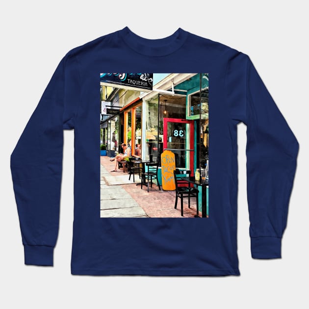 Kingston NY - Tacos Yummy Long Sleeve T-Shirt by SusanSavad